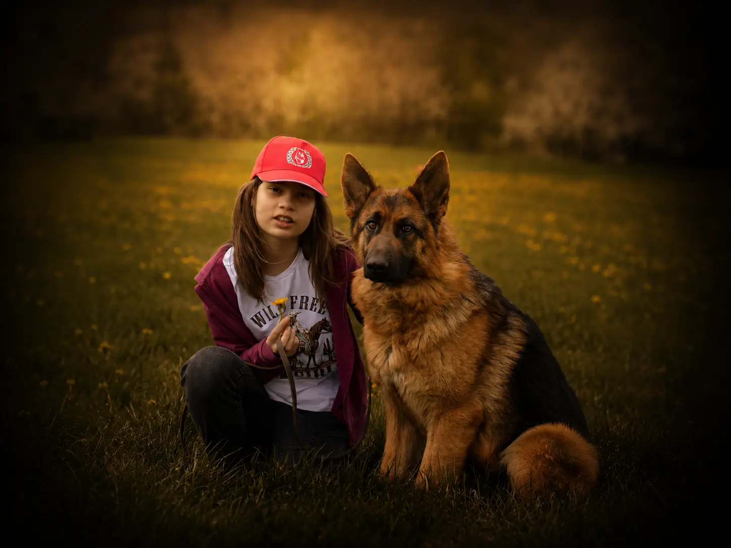 Oxa v. Hingabe portrait — German Shepherd female